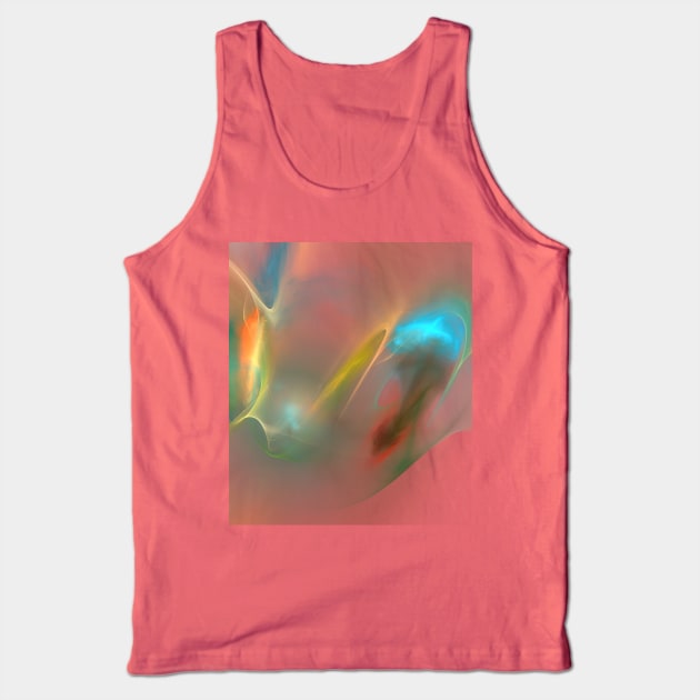 Northern Lights Tank Top by menessie